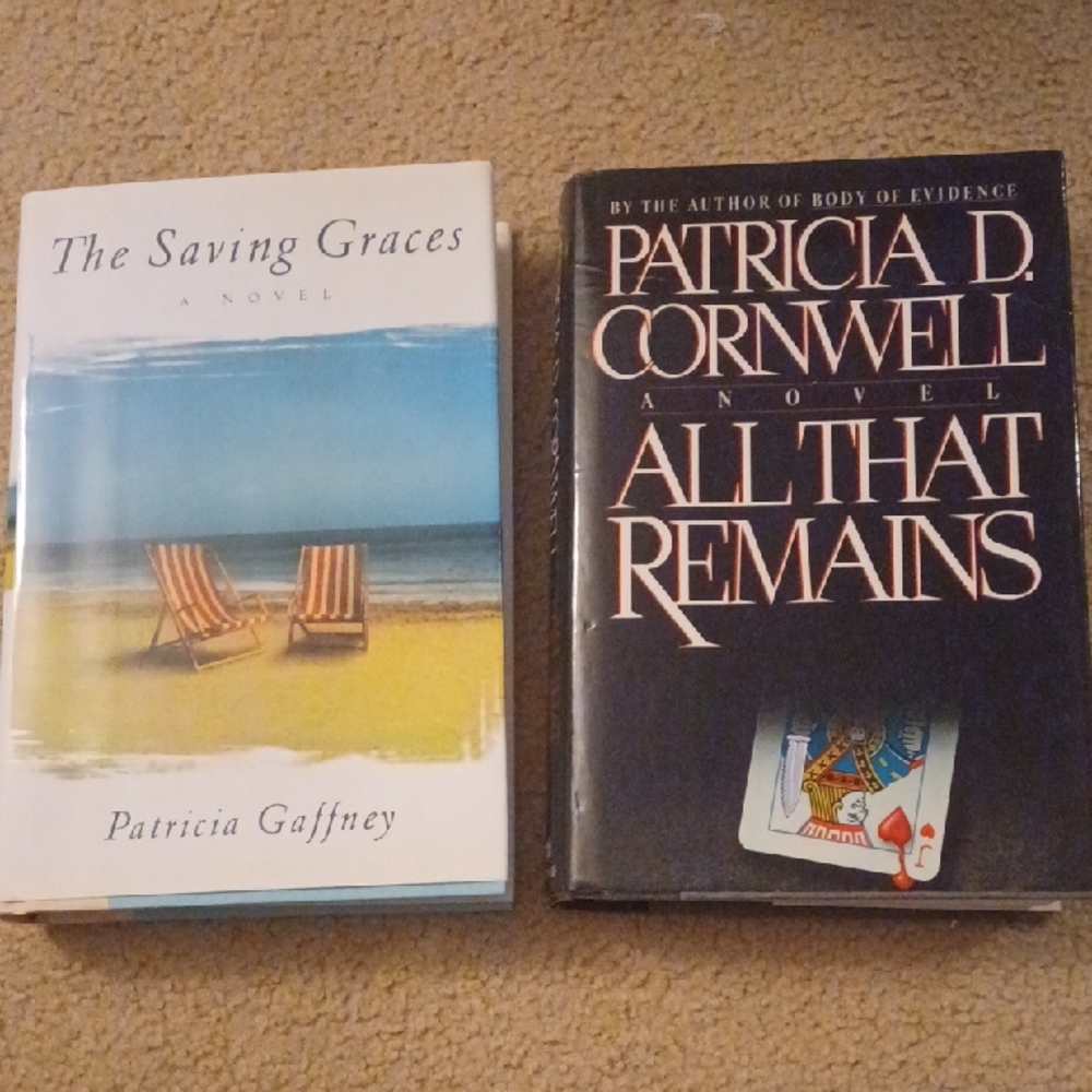Hardcover Books 'The Saving Graces' and 'All That Remains'